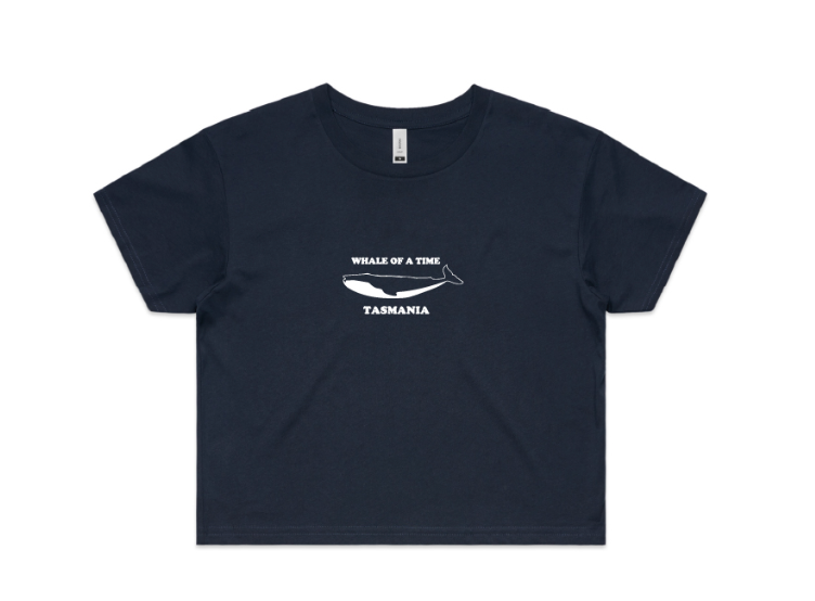 Whale of a Time - cropped tee